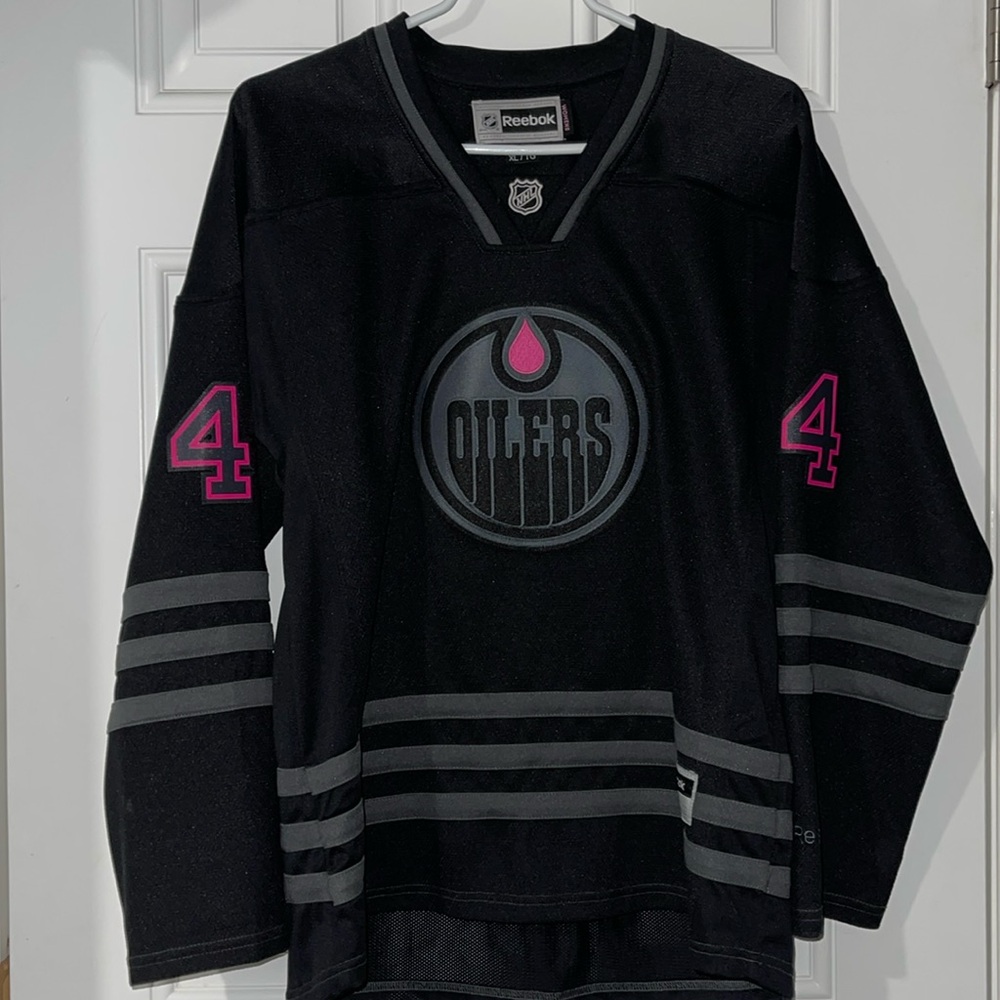 Reebook Oilers HALL jersey